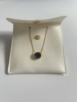 Collier « Lunéa » bleu - plaqué or 18k 